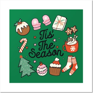 Tis The Season Christmas Season Posters and Art